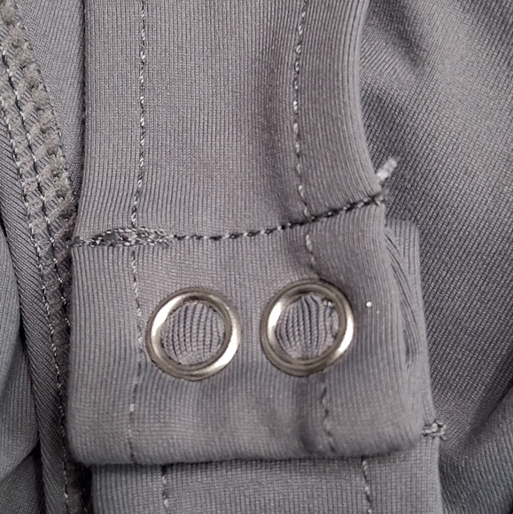 NWT Reo Rea Grey Plunging V Neck Halter Body Suit    Size S - Picture 7 of 12